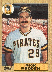 1987 Topps Baseball Cards      365     Rick Rhoden